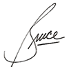Bonsai Bruce's signature